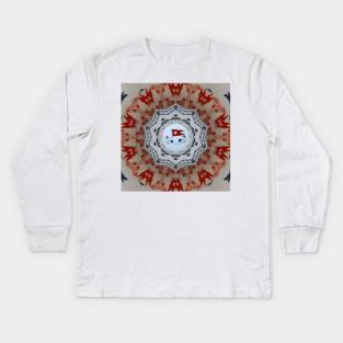 White Star Line Mandala Kids Long Sleeve T-Shirt